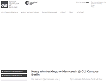 Tablet Screenshot of gls-niemiecki-w-berlinie.de